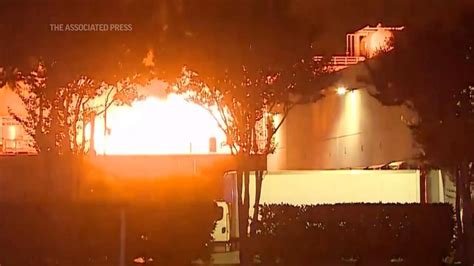 Worker injured as explosion at Texas paint plant sends fireballs into sky